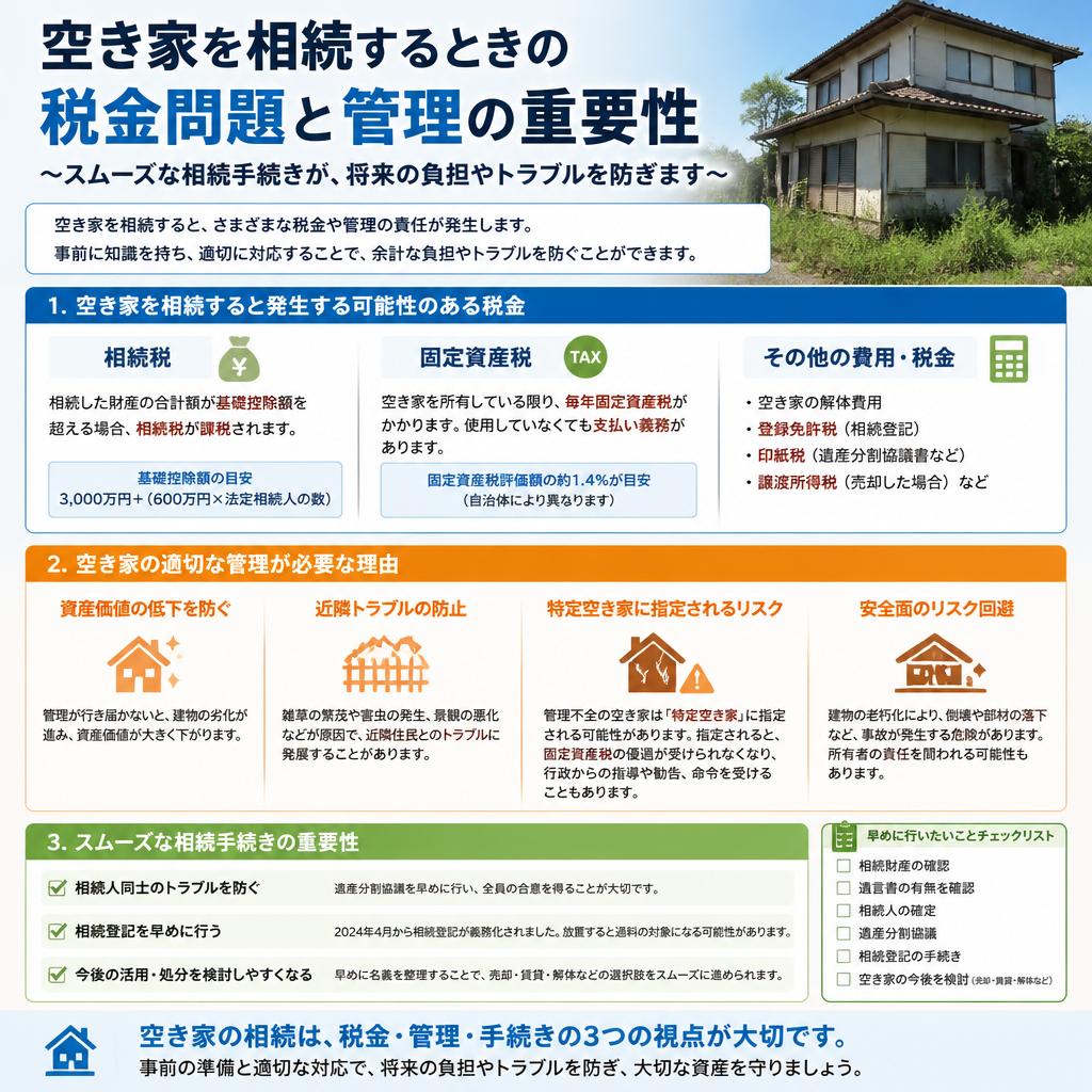 相続税と空き家の関係
